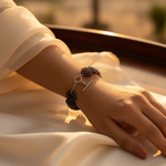 Load image into Gallery viewer, Beaded Garnet Bracelet for Women | Statement Jewelry