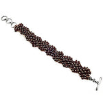 Load image into Gallery viewer, Beaded Garnet Bracelet for Women | Statement Jewelry