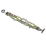 Load image into Gallery viewer, 925 Silver Amethyst & Peridot Bracelet for Women | Gift