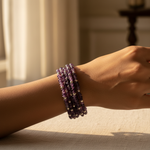 Load image into Gallery viewer, Amethyst Chip Bead Bracelet - 925 Silver | Women's Jewelry Gift