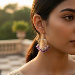 Load image into Gallery viewer, 925 Silver Amethyst Drop Earrings | Women's Dangle Jewelry