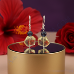 Load image into Gallery viewer, 925 Silver Citrine & Iolite Earrings for Women | Gemstone Jewelry