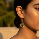 Load image into Gallery viewer, 925 Silver Citrine & Iolite Earrings for Women | Gemstone Jewelry