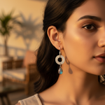 Load image into Gallery viewer, 925 Silver Labradorite Drop Earrings for Women | Gift Jewelry