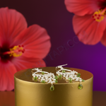 Load image into Gallery viewer, 925 Silver Pearl & Peridot Chandelier Earrings for Women