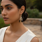 Load image into Gallery viewer, 925 Silver Gemstone Drop Earrings for Women | Daily Wear