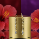 Load image into Gallery viewer, 925 Silver Smoky Quartz Beaded Earrings for Women