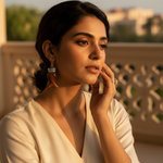 Load image into Gallery viewer, Silver Fish Earrings | Gemstone Dangle Earrings for Women