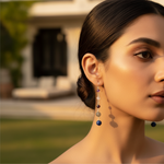 Load image into Gallery viewer, 925 Silver Gemstone Drop Earrings | Amethyst, Garnet, Daily Wear