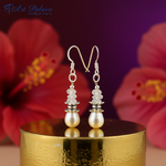 Load image into Gallery viewer, 925 Silver Pearl & Moonstone Drop Earrings for Women | Gift