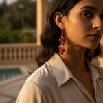 Load image into Gallery viewer, 925 Silver Gemstone Dangle Earrings for Women | Gift Jewelry