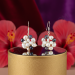 Load image into Gallery viewer, Freshwater Pearl Cluster Earrings | Sterling Silver | Women's Jewelry