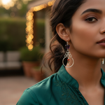 Load image into Gallery viewer, 925 Silver Gemstone Drop Earrings for Women | Dangle Earrings