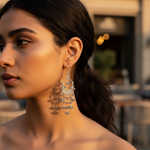 将图像加载到图库查看器中, 925 Silver Labradorite Dangle Earrings for Women | Gift