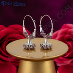 Load image into Gallery viewer, 925 Silver Amethyst Hoop Earrings for Women | Gemstone Jewelry