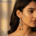 Load image into Gallery viewer, 925 Silver Star & Moon Dangle Earrings for Women | Celestial Jewelry