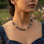 将图像加载到图库查看器中, Gemstone Beaded Necklace | Semi-Precious Stone Jewelry for Women