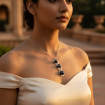 Load image into Gallery viewer, 925 Silver Black Pearl Pendant Necklace for Women | Gift