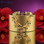 Load image into Gallery viewer, Multi-Strand Gemstone Necklace for Women | Statement Jewelry