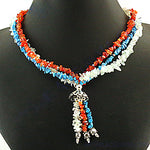 Load image into Gallery viewer, Multi-Stone Beaded Necklace for Women | Colorful Gemstone Jewelry