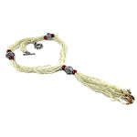 Load image into Gallery viewer, Beaded Seed Necklace with Silver Accents | Women's Fashion Jewelry