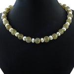 Load image into Gallery viewer, Green Agate & Pearl Bead Necklace | Women's Beaded Jewelry