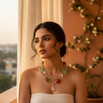 Load image into Gallery viewer, Gemstone Beaded Necklace | Sterling Silver Chain | Women's Fashion