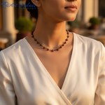 Load image into Gallery viewer, Garnet Chip Necklace | Natural Gemstone Jewelry for Women