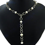 Load image into Gallery viewer, Pearl Y-Necklace gold plating Chain for Women | Fashion Jewelry