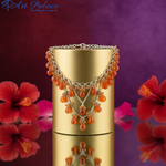 Load image into Gallery viewer, Silver Carnelian Necklace | Gemstone Choker for Women