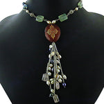 Load image into Gallery viewer, Gemstone Pearl Drop Necklace for Women | Fashion Jewelry