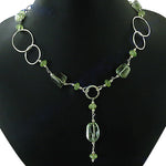 Load image into Gallery viewer, 925 Silver Peridot Necklace for Women | Gemstone Jewelry Gift