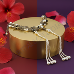 Load image into Gallery viewer, Pearl Tassel Necklace for Women | Gemstone Jewelry Gift