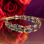 Load image into Gallery viewer, Multi Gemstone Beaded Necklace for Women | Colorful Gemstone Jewelry