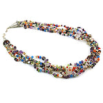 Load image into Gallery viewer, Multi Gemstone Beaded Necklace for Women | Colorful Gemstone Jewelry