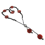 Load image into Gallery viewer, Red Stone Beaded Necklace | Handmade Jewelry for Women