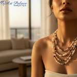 Load image into Gallery viewer, Multi-Color Pearl Bead Necklace | Freshwater Pearl Jewelry
