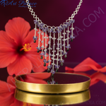 Load image into Gallery viewer, Amethyst Waterfall Necklace | Sterling Silver | Women's Jewelry