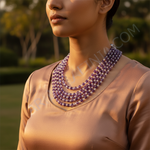 Load image into Gallery viewer, Amethyst Beaded Necklace | Purple Gemstone Jewelry for Women