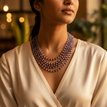 将图像加载到图库查看器中, Amethyst Beaded Necklace | Purple Gemstone Jewelry for Women