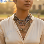 Load image into Gallery viewer, Multi-Strand Pearl Necklace | Dark Pearl Jewelry for Women