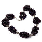 Load image into Gallery viewer, Garnet Bead Cluster Necklace | Sterling Silver | Women's Jewelry