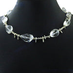 Load image into Gallery viewer, Clear Quartz Bead Necklace for Women | Gemstone Jewelry
