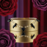 Load image into Gallery viewer, Black Onyx & Clear Quartz Necklace | Statement Jewelry for Women