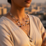 Load image into Gallery viewer, 925 Silver Multi-Gemstone Beaded Necklace | Women's Fashion Jewelry