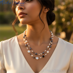 Load image into Gallery viewer, Pearl Necklace | Multi-Color Pearl Necklace for Women
