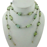 Load image into Gallery viewer, Green Gemstone Bead Necklace | Layered Jewelry for Women