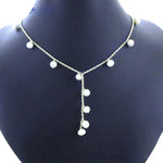 Load image into Gallery viewer, Silver Pearl Y Necklace for Women | Elegant Party Jewelry Gift