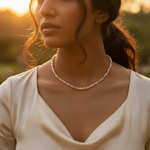 Load image into Gallery viewer, Beige Freshwater Pearl Choker Necklace for Women | Gift Jewelry