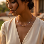 将图像加载到图库查看器中, Amethyst Bead Necklace with Silver Accents | Women's Jewelry